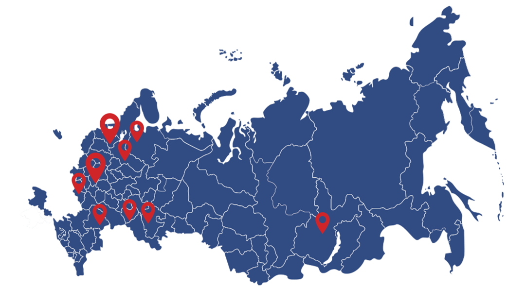  География компаний-производителей контактных линз в России