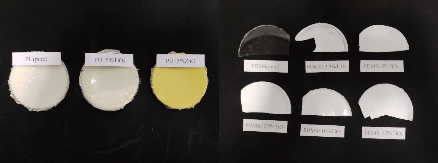  Готовые образцы полимерных композитов
