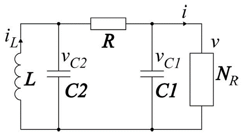 Структурная схема генератора Чуа