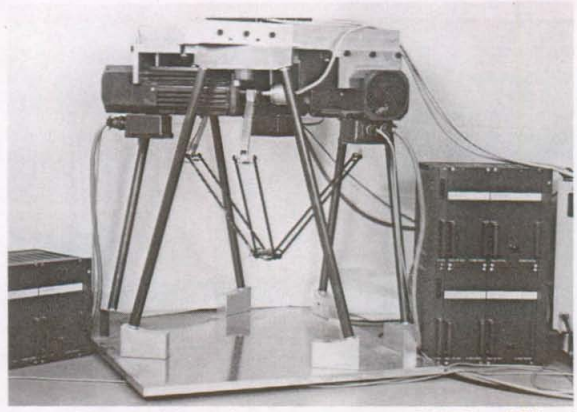 Прототип одного из первых роботов DELTA 580
