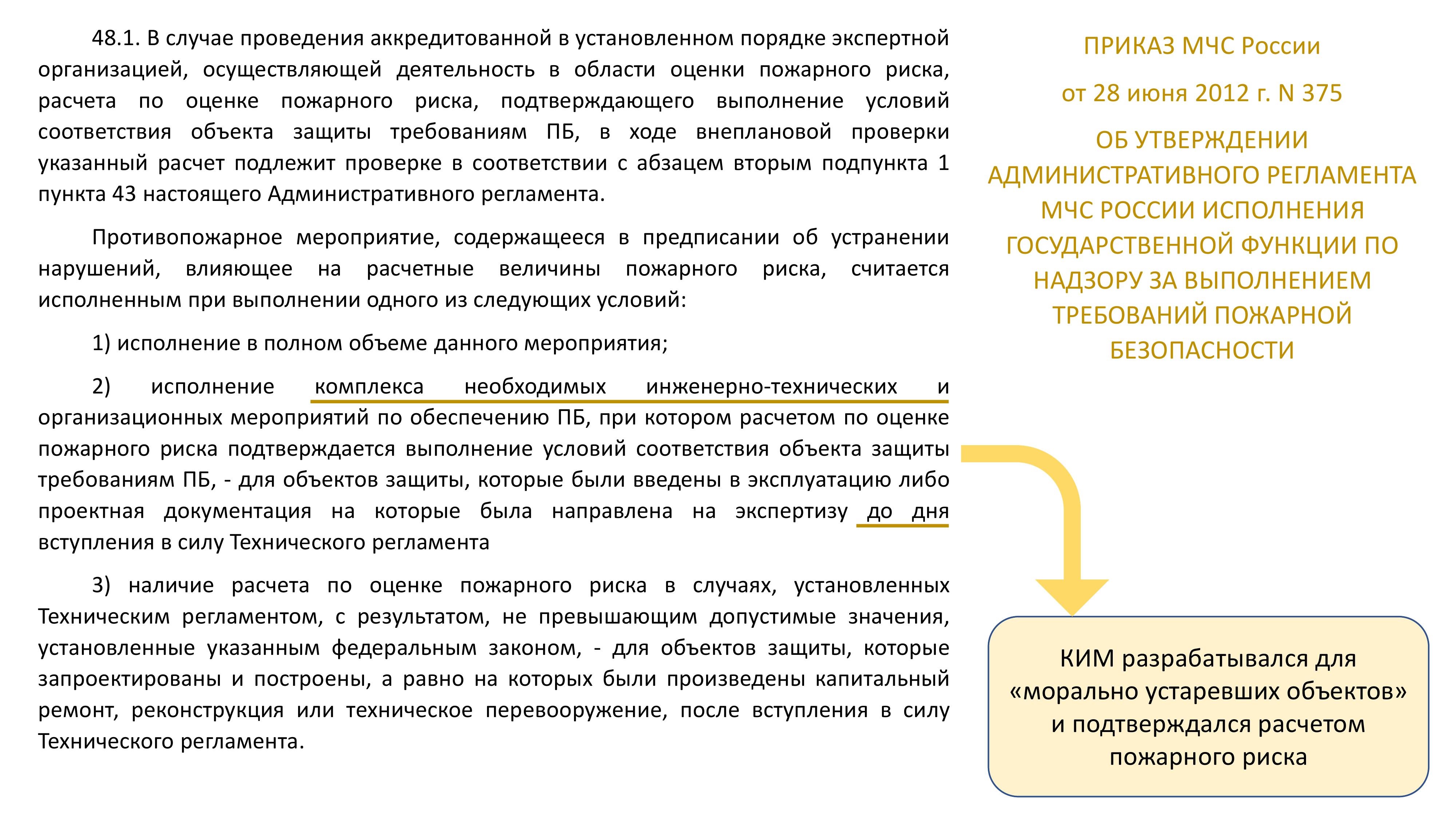 Исторически сложившаяся роль КИМ (2012 г.)