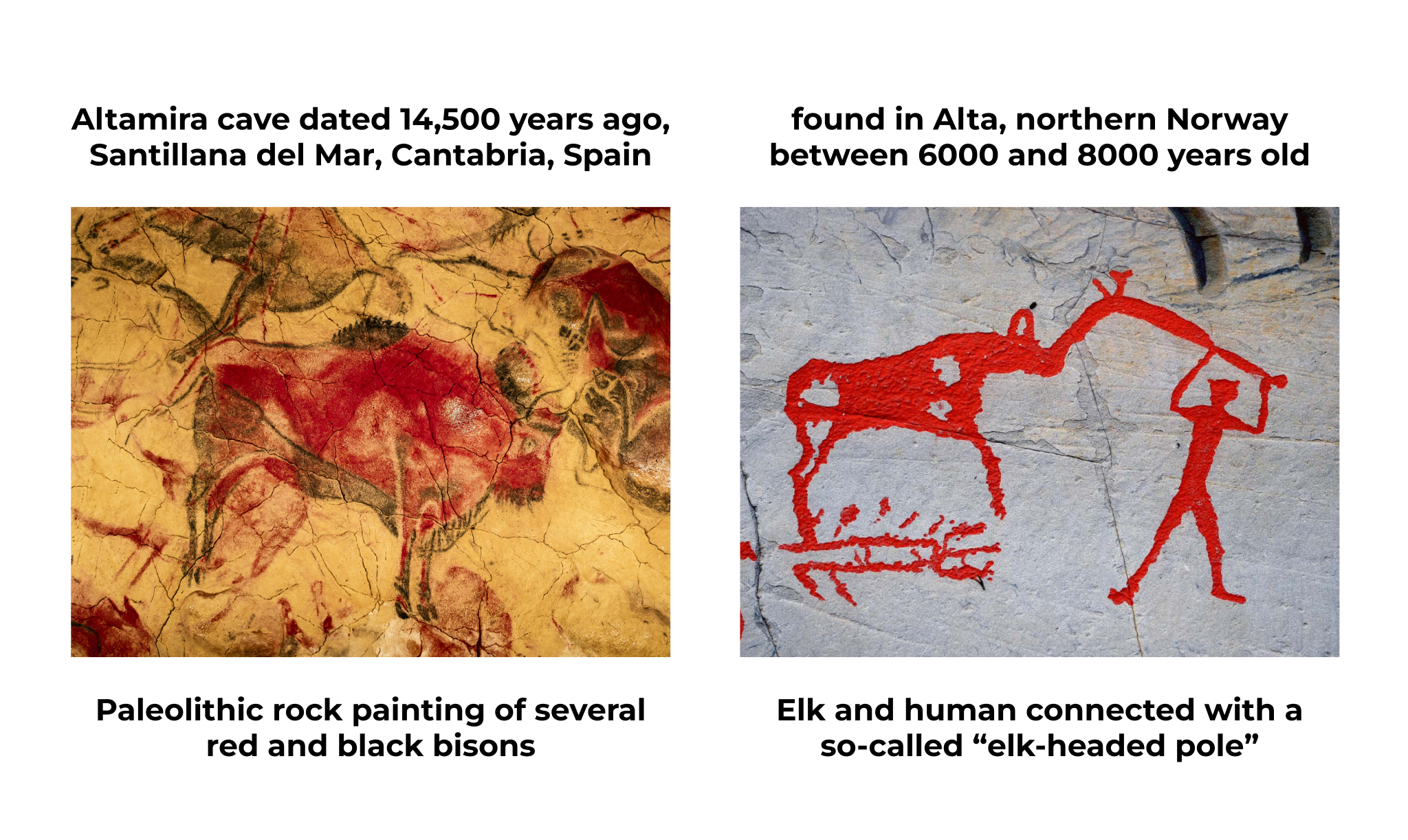 Ancient examples of using Red color