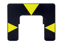 Ориентирование по визирным маркам, закрепленным на корпусе отражателя