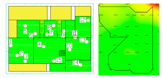 Визуализация маршрута и радиационных полей