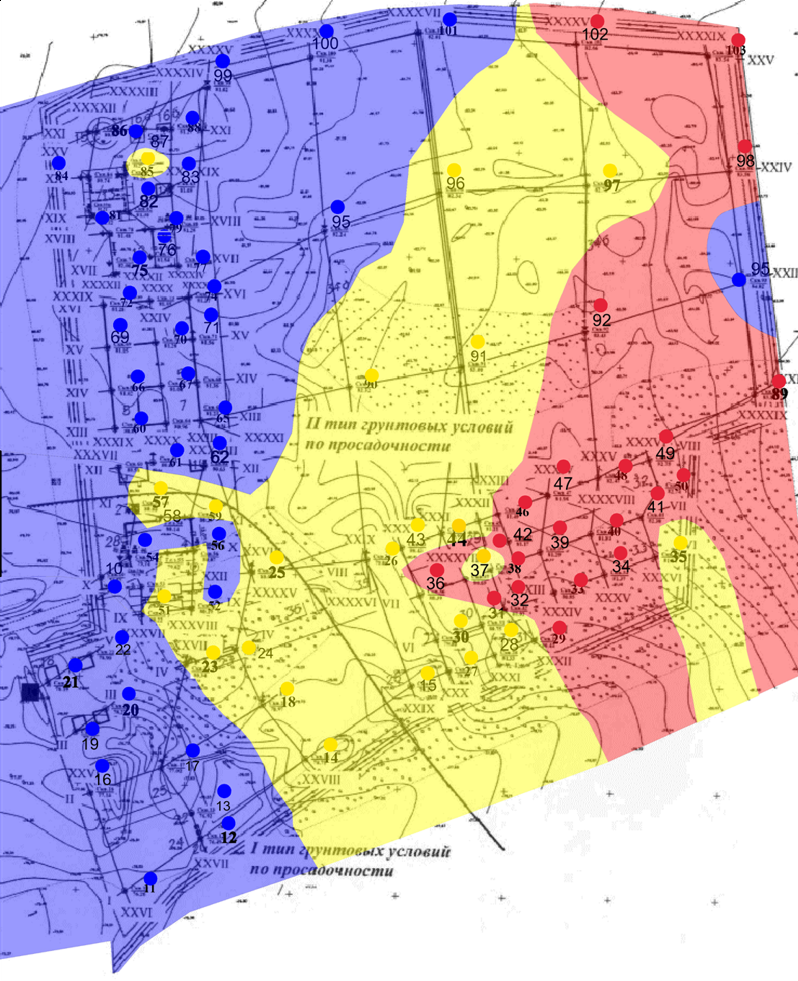  Карта районирования территории ПБТО «Кировский» по степени защищенности подземных вод от загрязнения