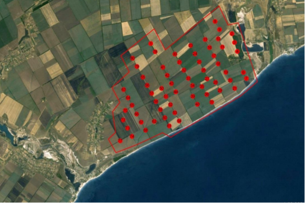 Схема расположения Ботиевской ВЭС