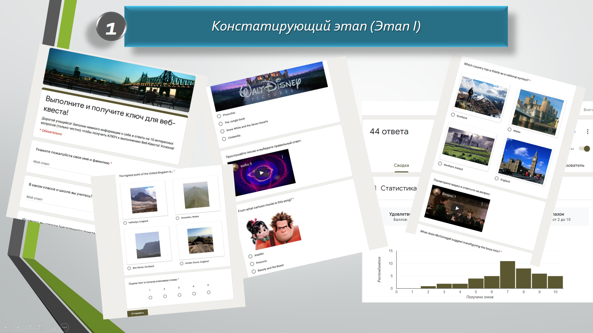 Констатирующий этап