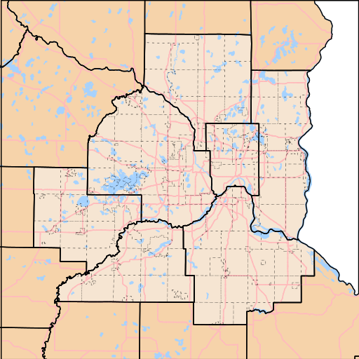 Демонстрационная ГИС карта с коммуникациями