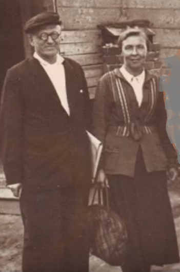 В.М. Брадис с женой Е.Ф. Даниловой