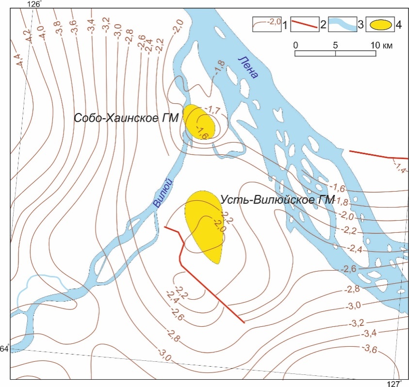 Обзорная карта Усть-Вилюйского ГМ