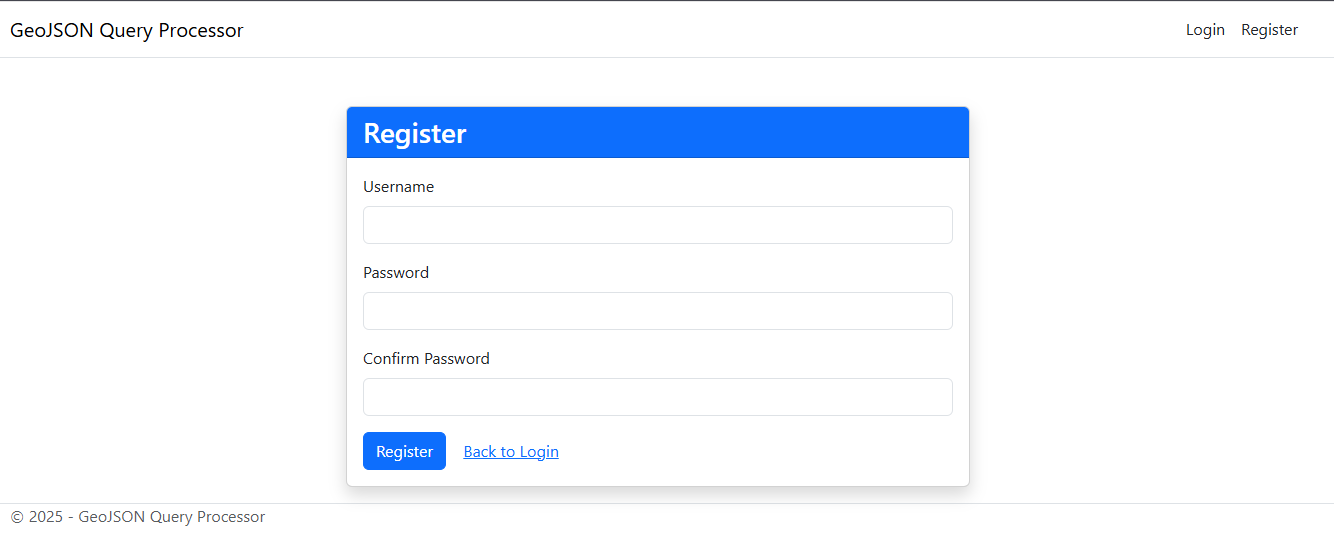 Страница регистрации