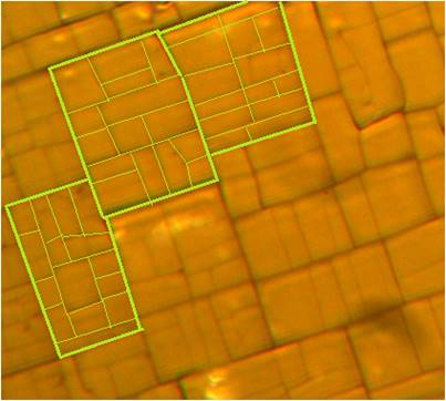 Микроразрушения при длине волны лазерного излучения 1064 нм
