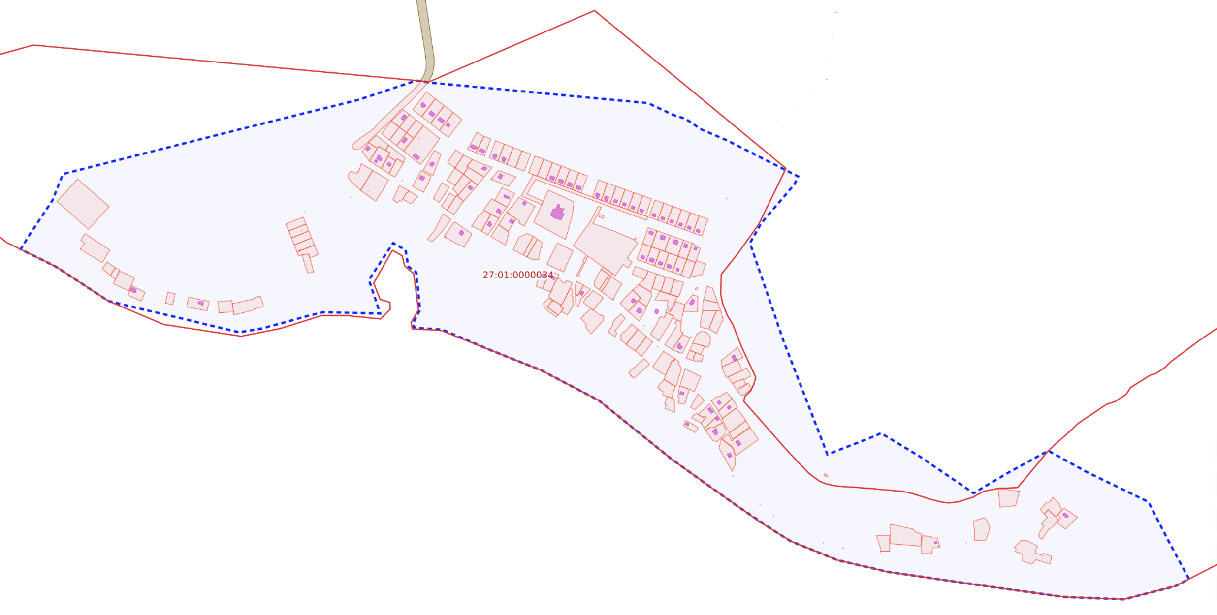 Кадастровый план территории кадастрового квартала 27:01:0000034