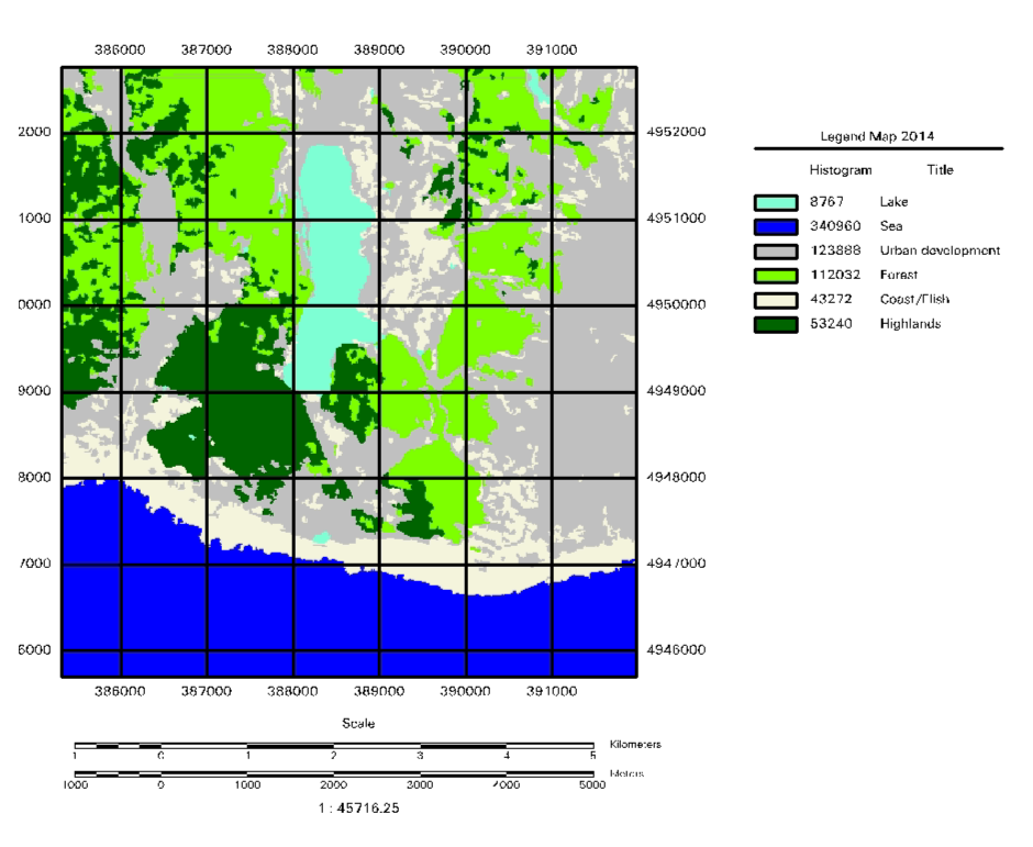 ГИС – схема Абрауского полуострова за 2024 г