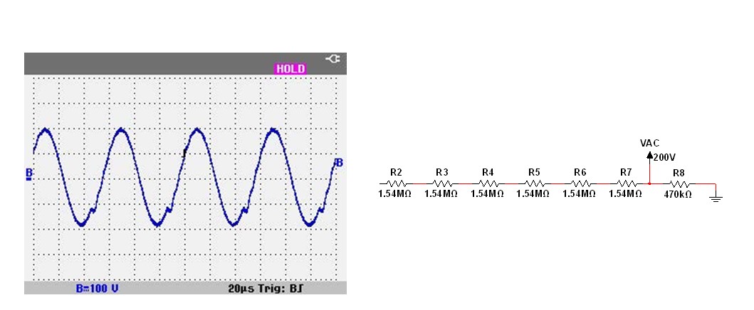 Output voltage at the transformer