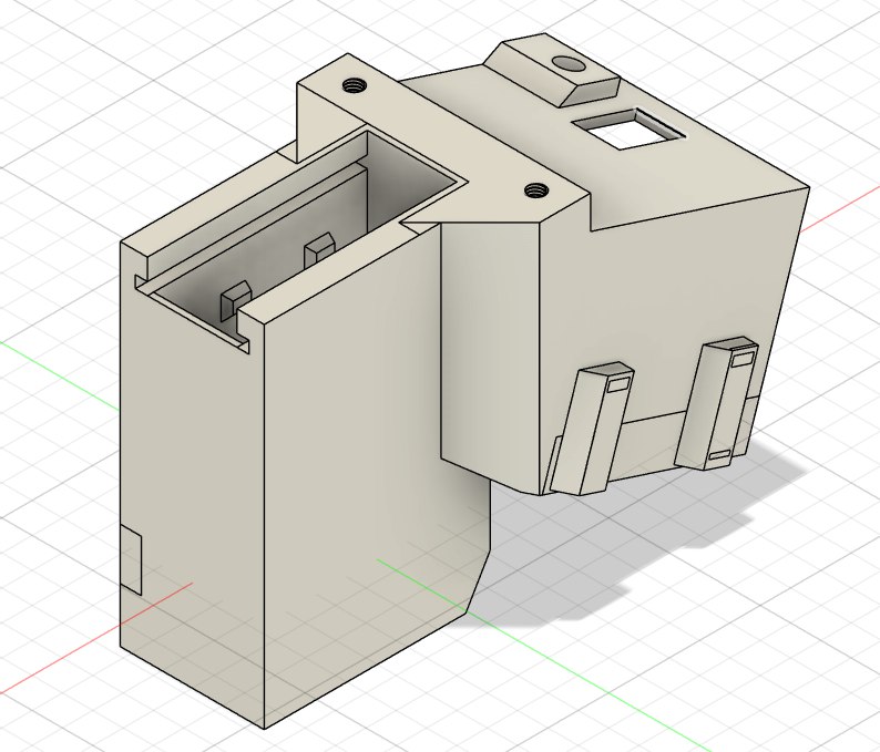 3D-модель защитного корпуса с системами вентиляции и продува