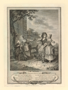 Илл.7. La Promenade du matin. Автор Sigismond Freudeberg, гравюра 1774. Частная коллекция.