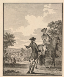 Илл.4. La Course de chevaux. автор Jean-Michel Moreau, гравер H. Guttenberg, гравюра, не датирована. Частная коллекция.